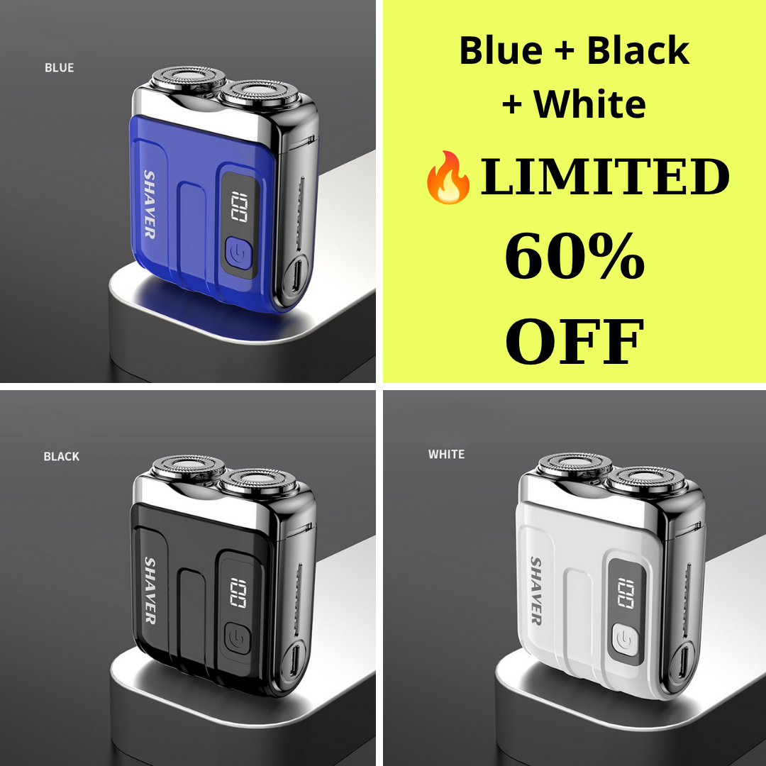🪒 50% OFF!🔥Portable Mini Men's Electric Shaver – Compact & Rechargeable🧳