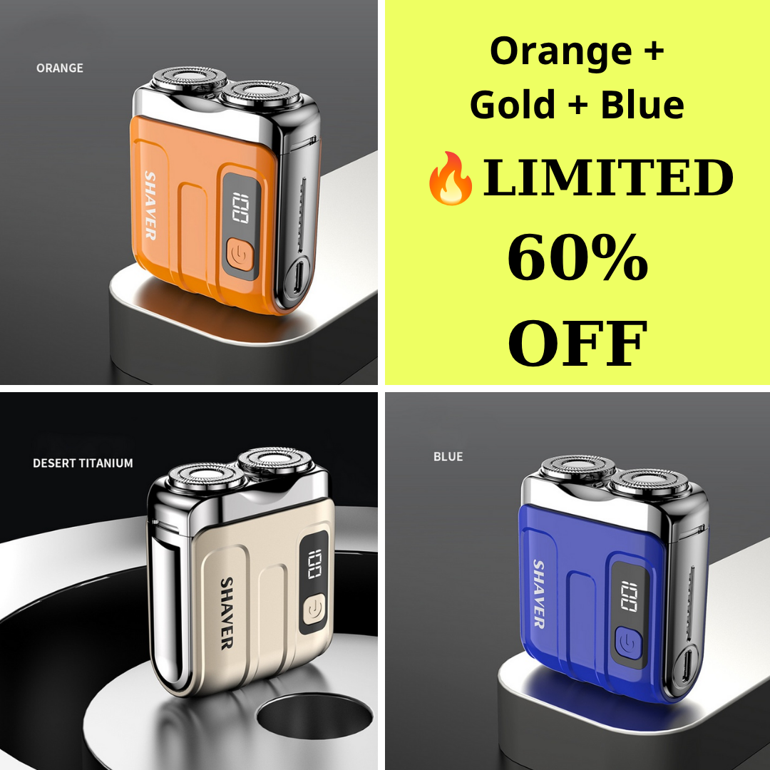 🪒 50% OFF!🔥Portable Mini Men's Electric Shaver – Compact & Rechargeable🧳
